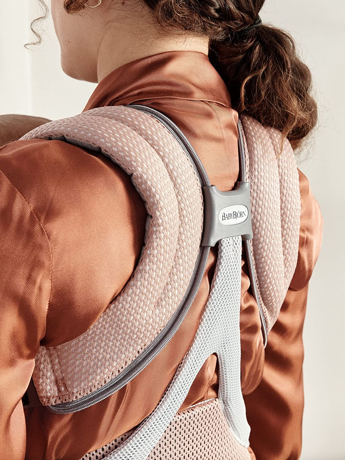 BabyBjörn Mochila Porta Bebé Move, Malla 3D, Rosa Viejo