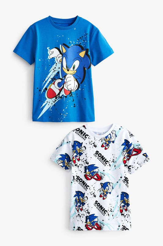 Camo & Khaki - T- shirts Sonic - kit com 2