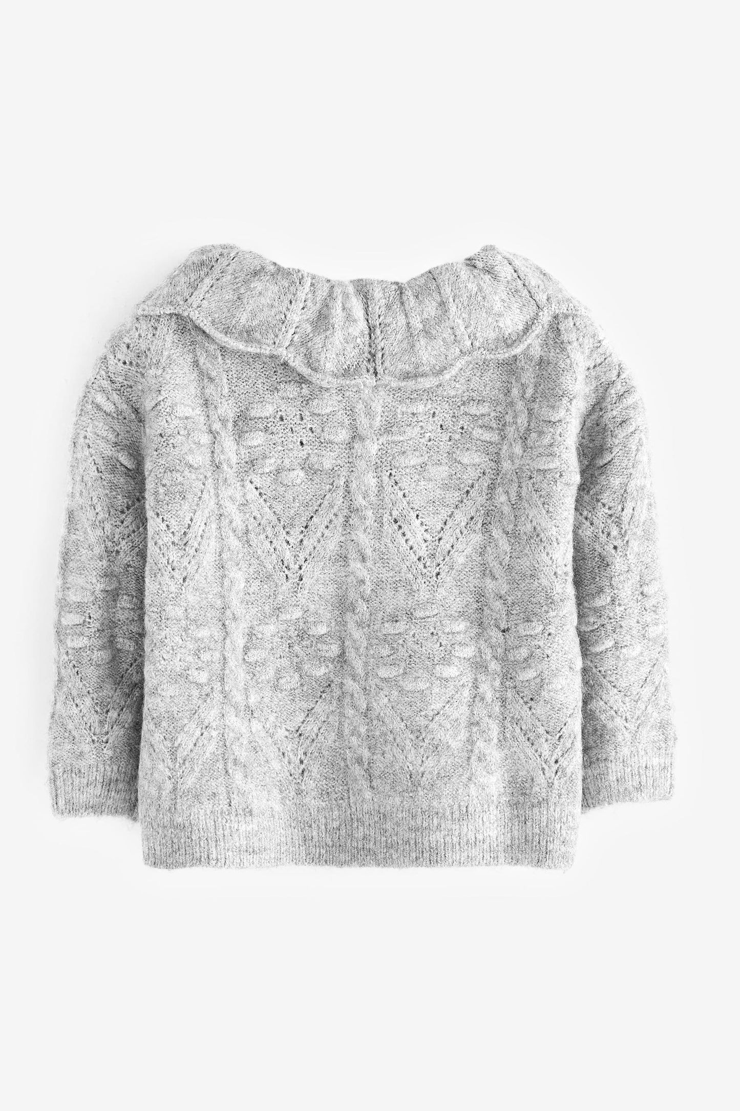 |Niña| Jersey con cuello - Gris - (3 meses-10 años)