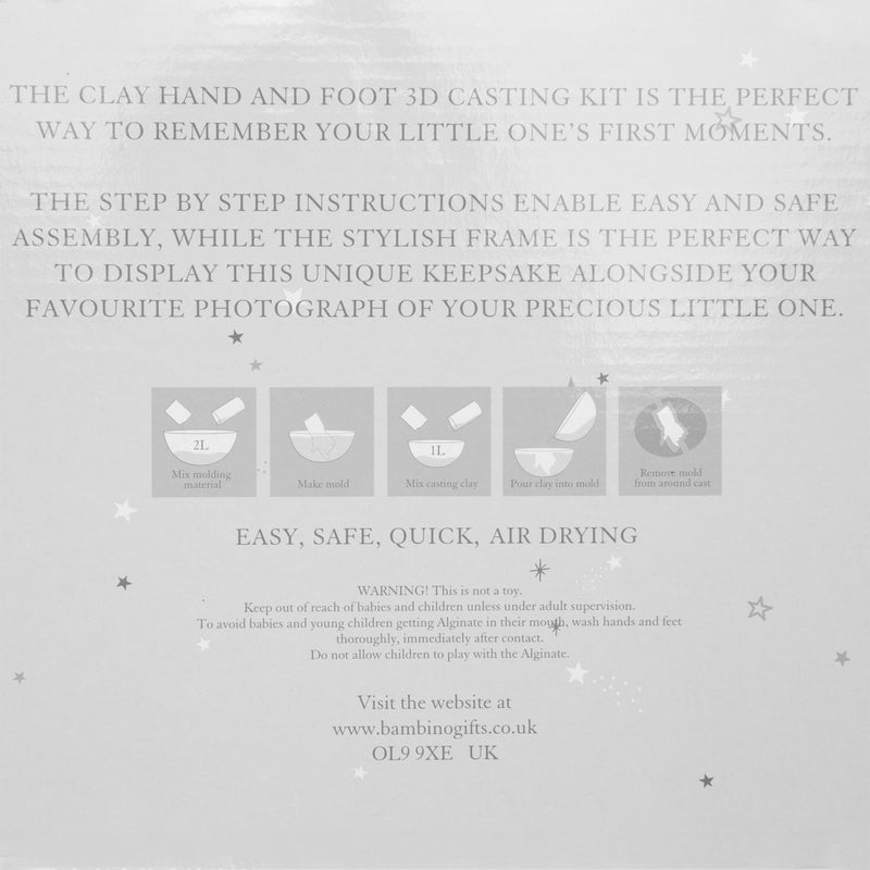 Bambino - Moldura tripla e Kit de Fundição- Branca