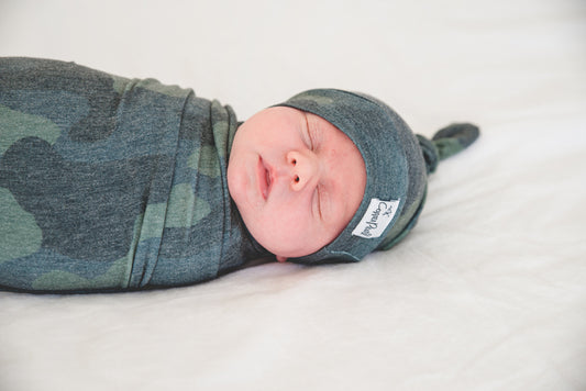 Copper Pearl Top Knot Chapéu Hunter 0-4m