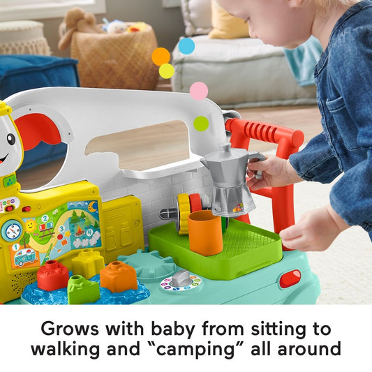 Fisher-Price - Ria e aprenda Camper 3 em 1