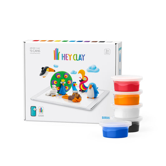 Hey Clay Crea pájaros de arcilla