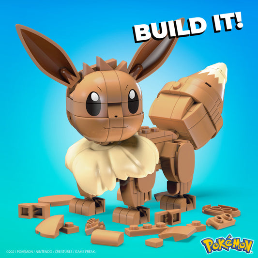 Mega Bloks: construye Pokémon, construye y muestra a Eevee