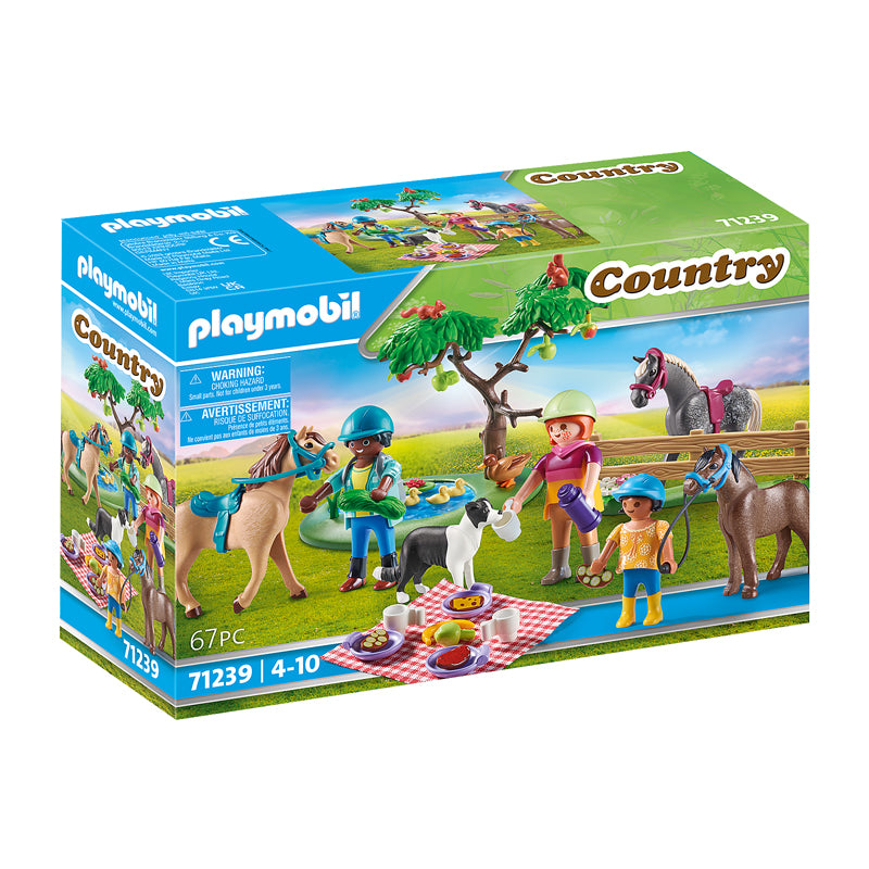 Playmobil 71239 campo de piquenique no Passeio com cavalos