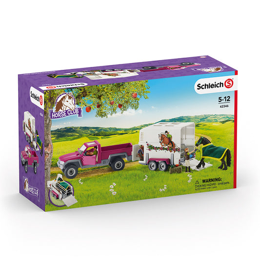Schleich 42346 Pickup com Caixa de Cavalo