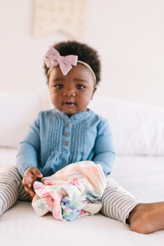 Copper Pearl Lovey 3 camadas confortável de cobertor Bloom 2Pk