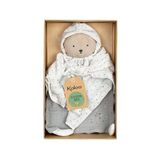 Kaloo Doudou en osito de peluche de algodón orgánico