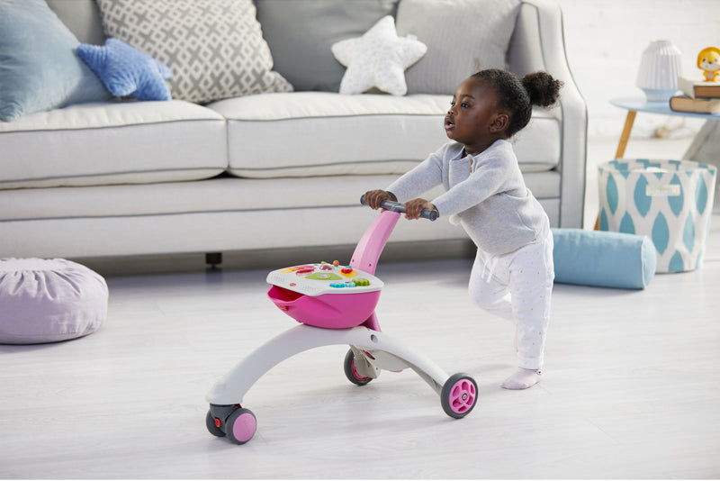 Tiny Love 5 em 1 Aqui eu cresço, ando atrás e cavalgando rosa