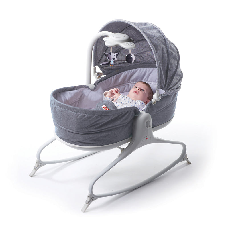 Tiny Love Canopy 3 em 1 Rocker Napper cinza