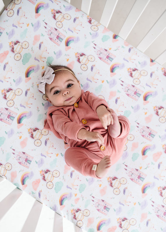 Sábana encantada para cuna ajustable Copper Pearl Premium