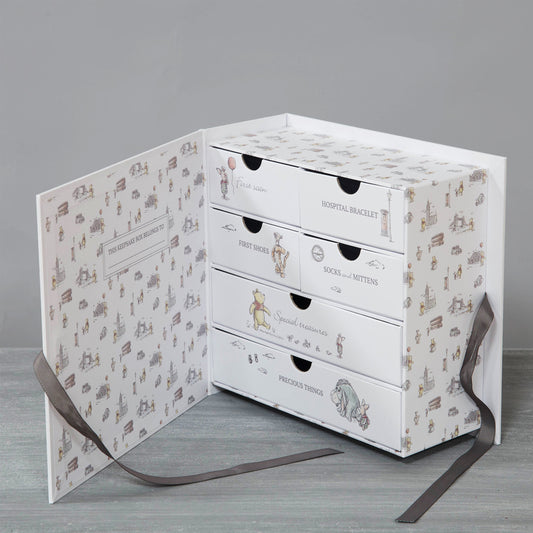 Caja de recuerdos para recién nacido Christopher Robin de Disney