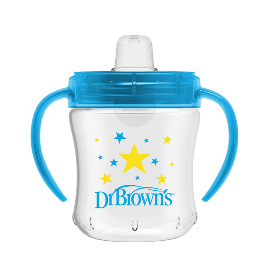 Dr Brown's Copo Transition Blue Deco Soft-Spout 180ml