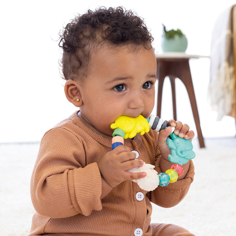 Infantino - Sonajero y Mordedor Busy Beads