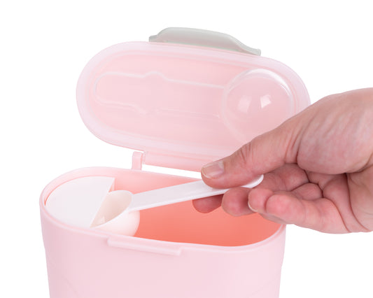 Kikka Boo Dispensador de Leche en Polvo con Cuchara 130g Rosa