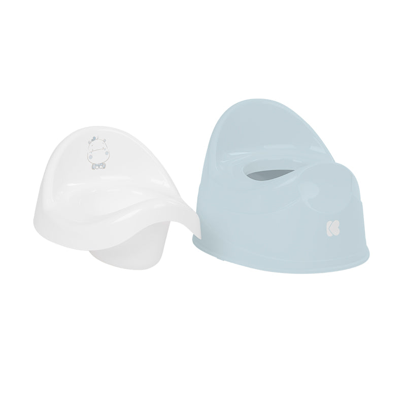 Kikka Boo Bacio Com Removível Tigela Hipopótamo Azul