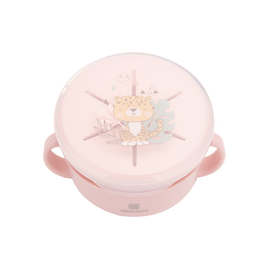 Kikka Boo Snack Bowl 2 en 1 Rosa Sabana