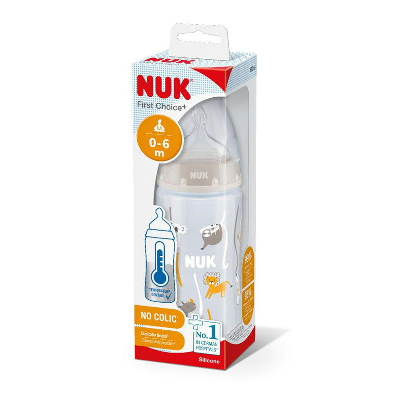 NUK First Choice - Biberón con control de temperatura 300ml