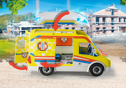 Playmobil Ambulancia con luces y sonido
