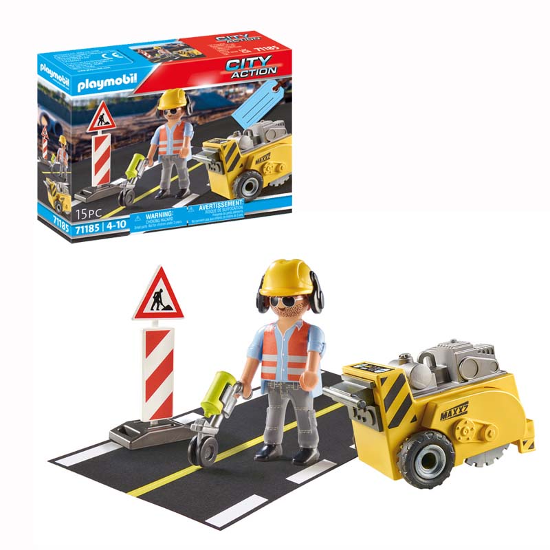 Playmobil 71185 da construção de trabalhadores civil Conjunto