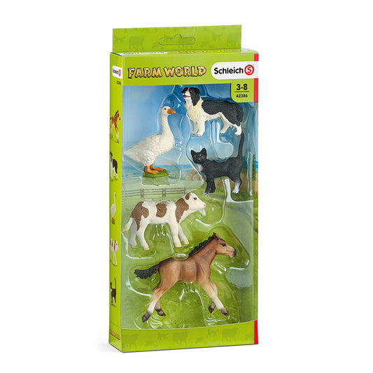 Schleich - Conjunto de animais do mundo agrícola