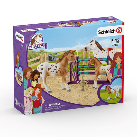SCHLEICH 42433n Horse Club Lisa's Tournament Training
