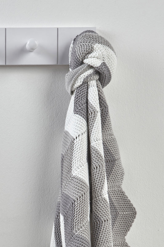 Silvercloud - Manta Bloco Cinza Ombre