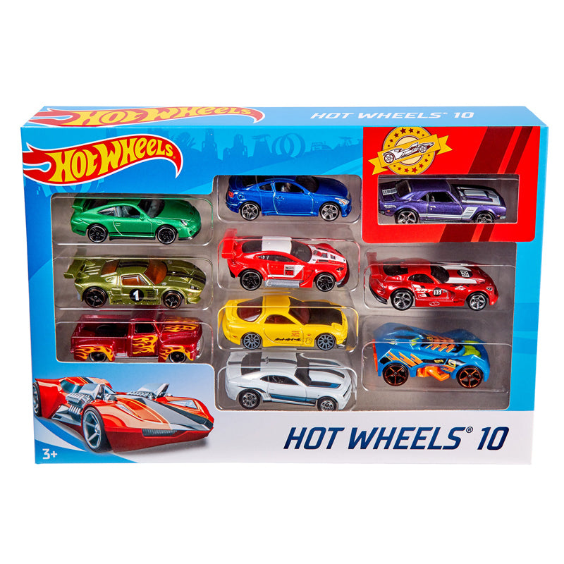 Hot Wheels Carrinhos Colecionáveis Kit com 10 Unidades