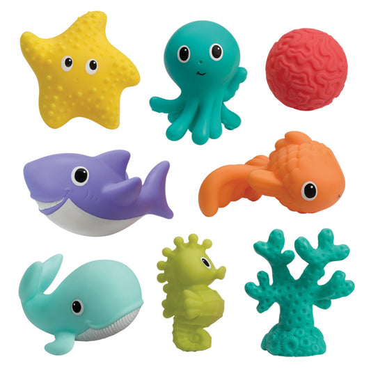 Infantino Bath Squirters 8Pk - Juguete de baño