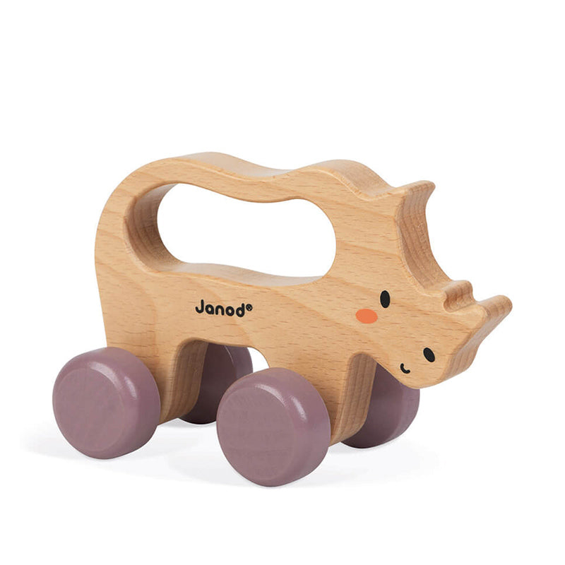 Janod WWF Push Along Rhino