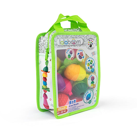 Lalaboom – Contas Educativas para Educação Infantil – Jogo de Construção Montessori com Formas e Cores para Bebês e Crianças de 10 Meses a 4 Anos