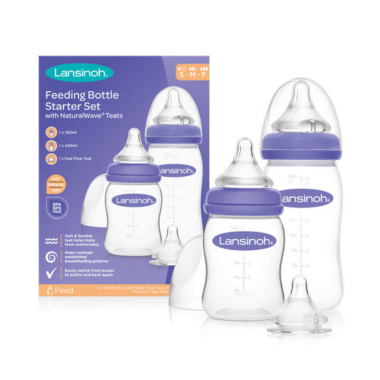 Kit básico de biberón Lansinoh NaturalWave