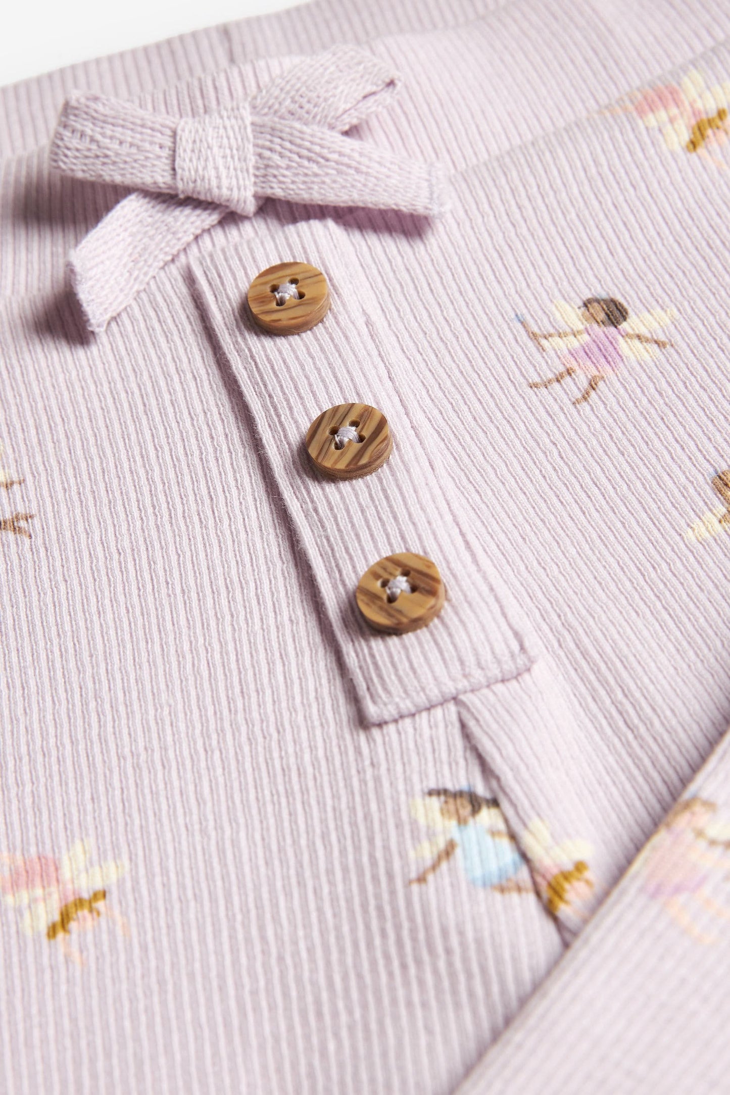 |BabyGirl| Legging Rib Jersey Fada - Lilás (3meses-7anos)