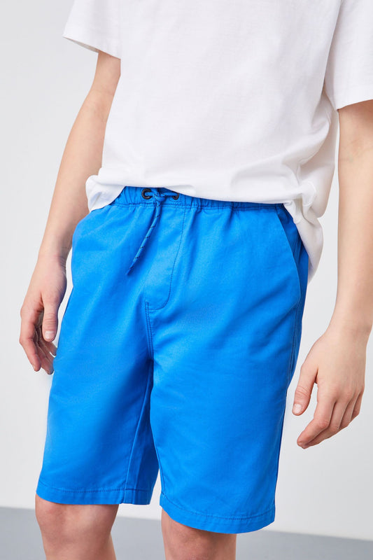 Camo & Khaki - Shorts Pull-On azul
