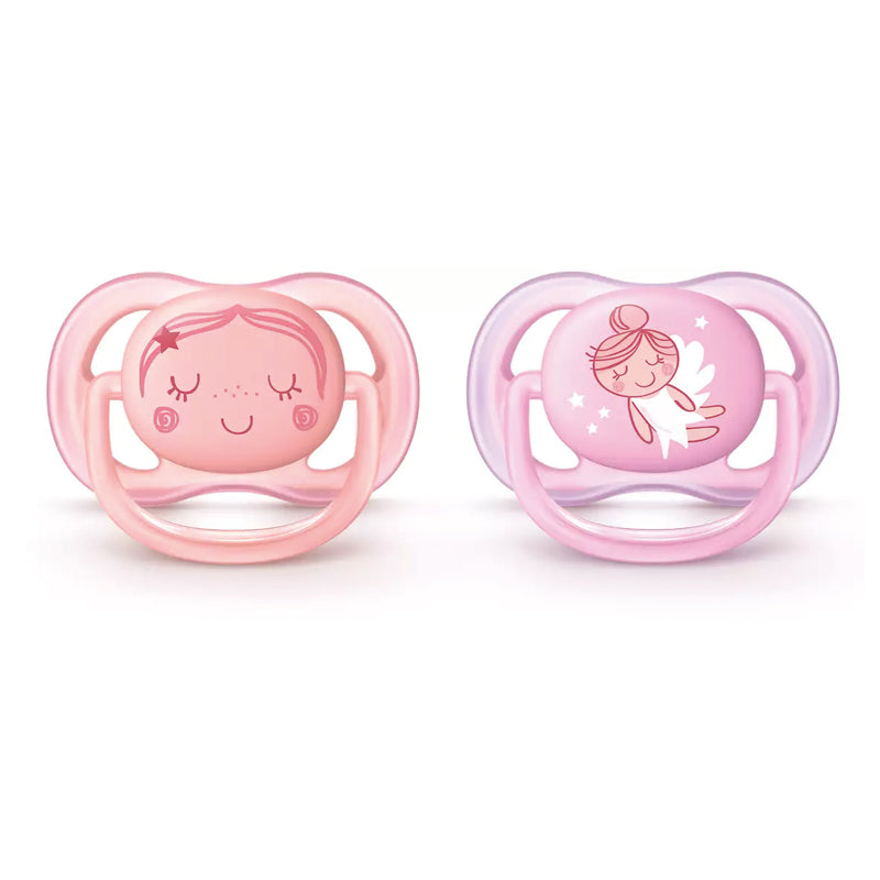 Philips Avent - Chupeta Ultra Air Soother Girl 0-6m 2Pk