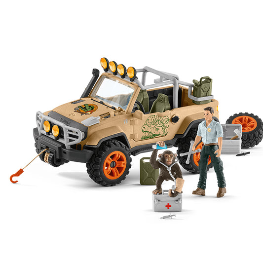 SCHLEICH 42410n Veículo 4X4 com guincho