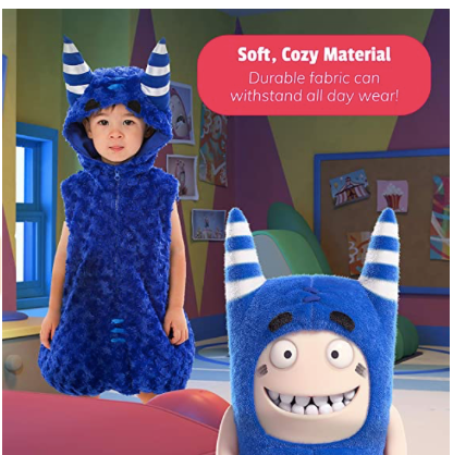 Oddbods - Traje para meninos e meninas - uma peça tamanho único