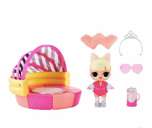 L.O.L. Surprise! Conjunto de móveis com boneca - cama de dia e suíte princesa