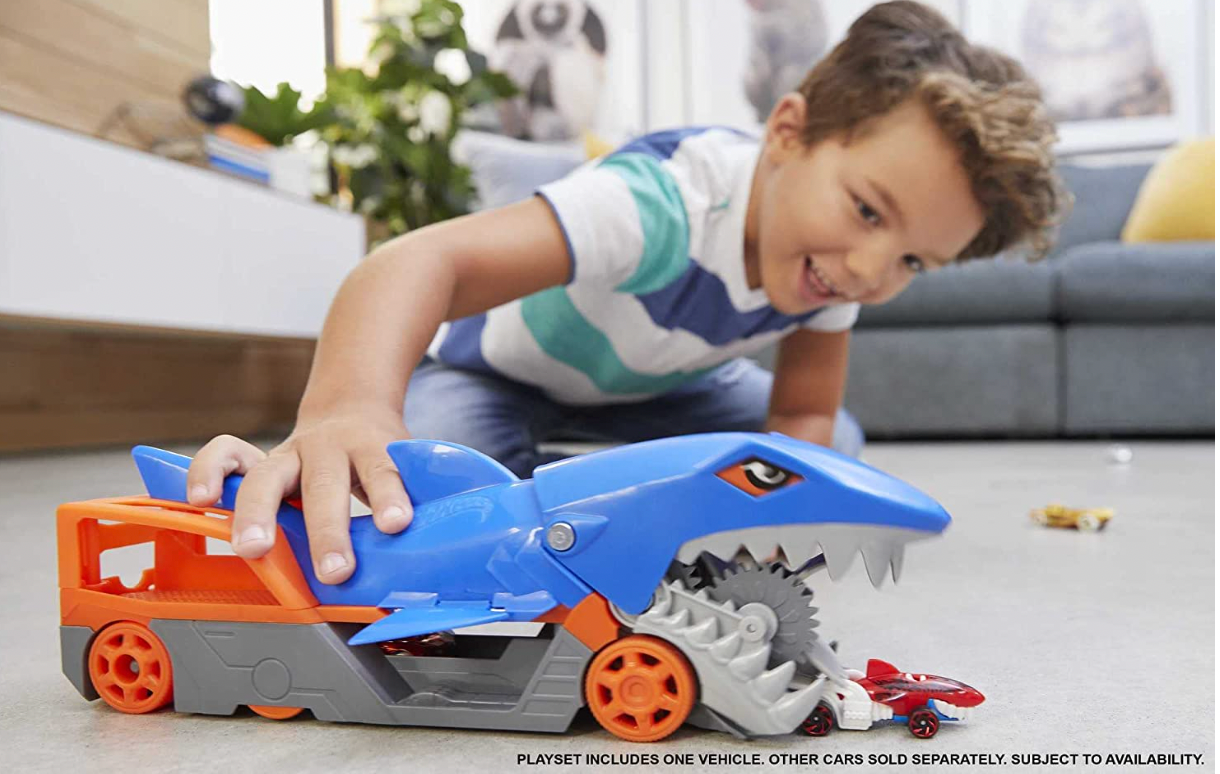 Hot Wheels City Pista de Percurso Guincho Tubarão