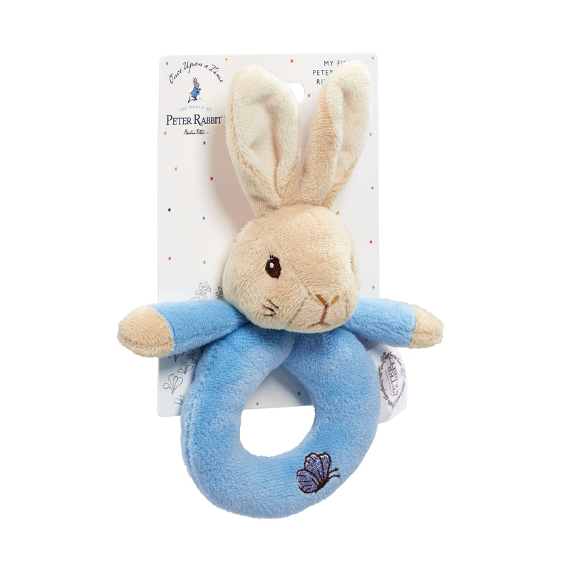 Pendientes sonajero de peluche Peter Rabbit & Flopsy Bunny