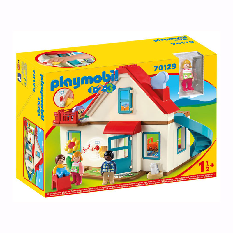 Playmobil 70129 1.2.3 Casa Familiar para Crianças