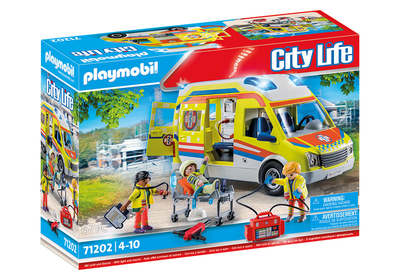 Playmobil Ambulancia con luces y sonido