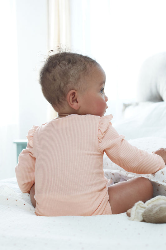 |BabyGirl| Bodies Pink e Menta - Kit com 3 (0meses-2anos)