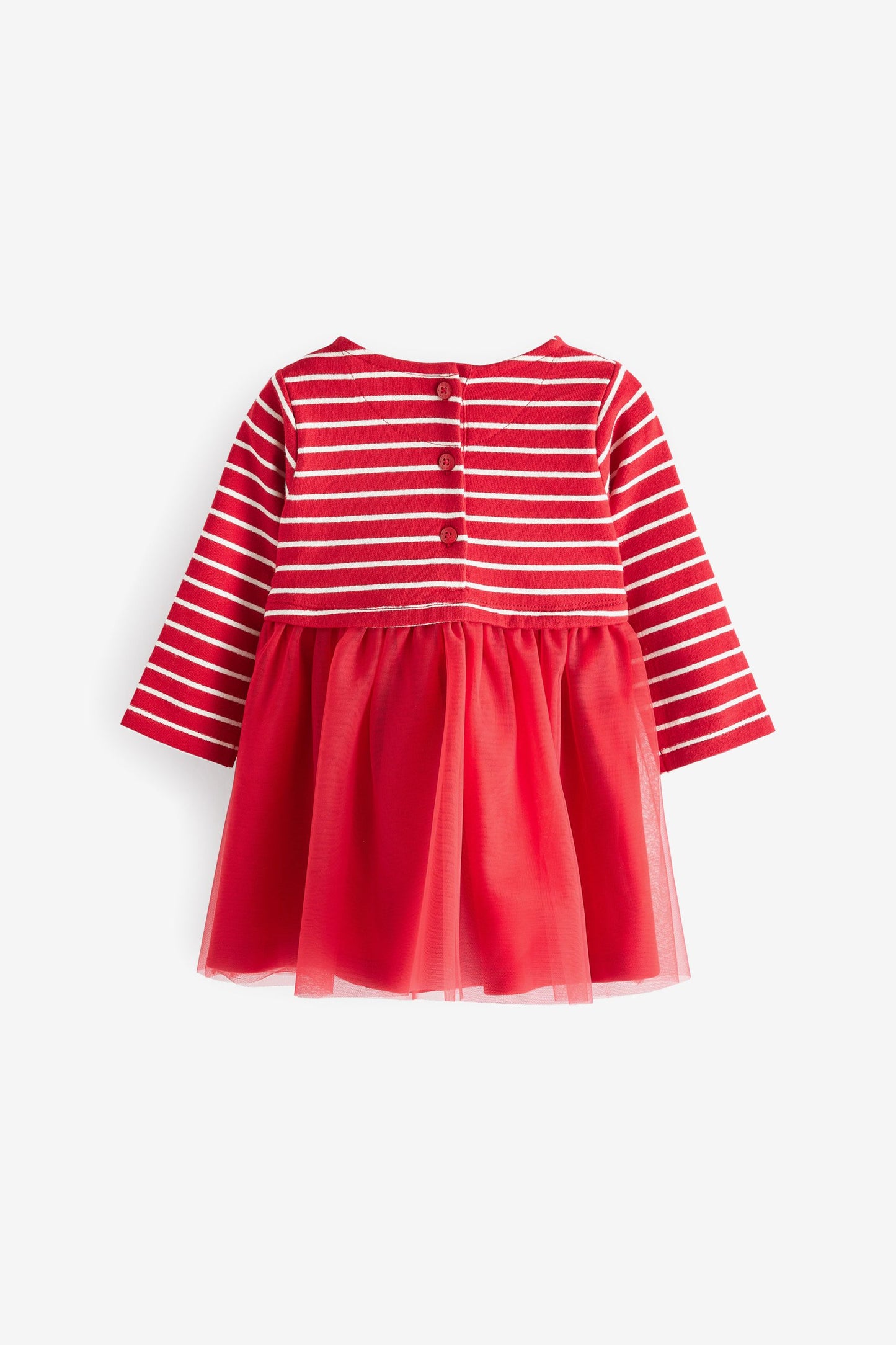|BabyGirl| Vestido Tutu Natal - Vermelho - (0meses-2anos)