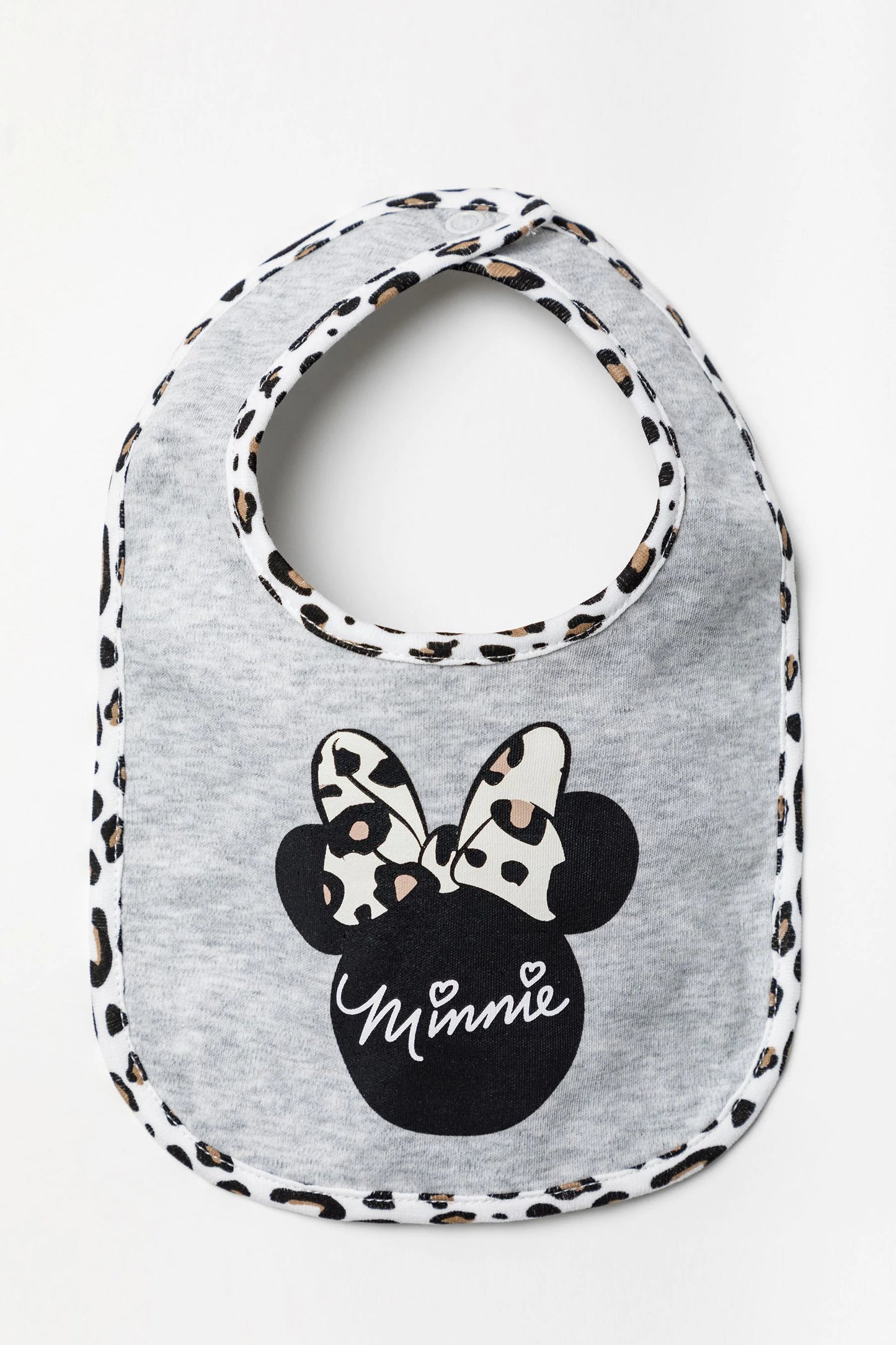 Disney - Conjunto Leopardo Cinza Minnie Mouse