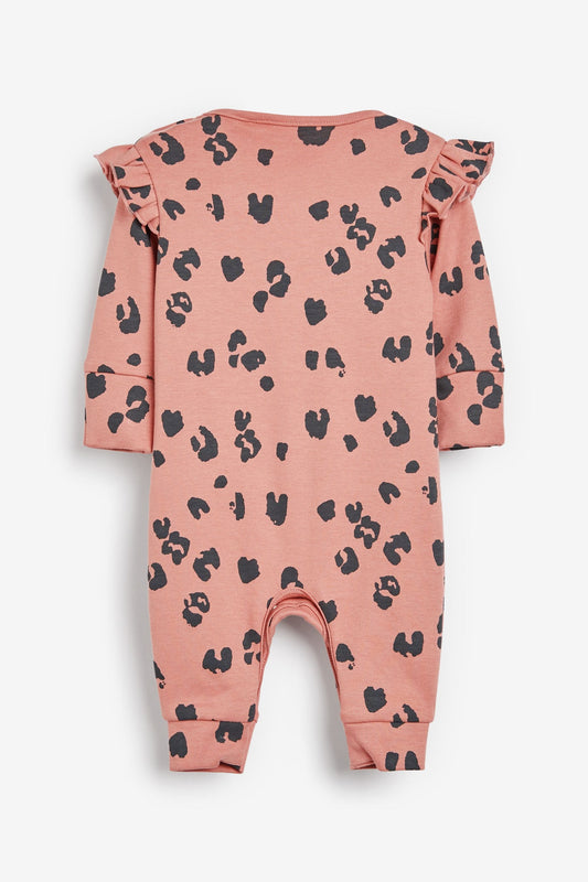 |Niña| Pijama con estampado de leopardo - (0 meses-1,5 años)