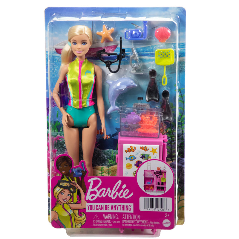 Barbie Marinha Bióloga Boneca