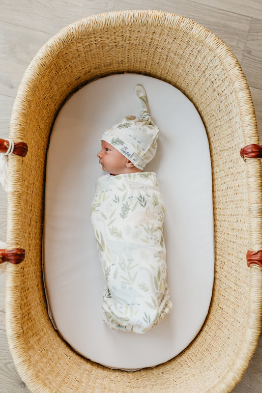 Copper Pearl de malha Swaddle Cobertor Rex