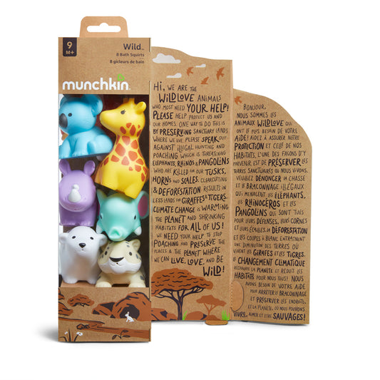 Munchkin - Animales Salvajes Squirt - Animales de baño
