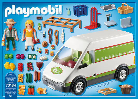 Playmobil Country Feira Móvel de Frutas e Verduras